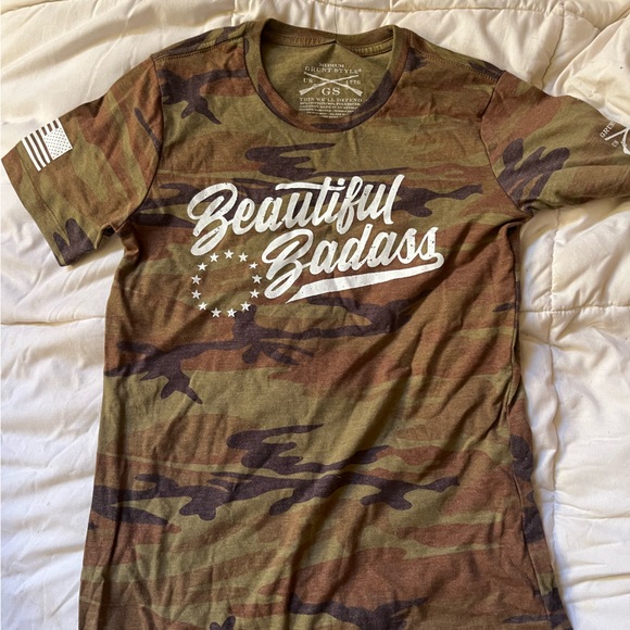Grunt Style Tops - Grunt Style Beautiful Badass Tshirt